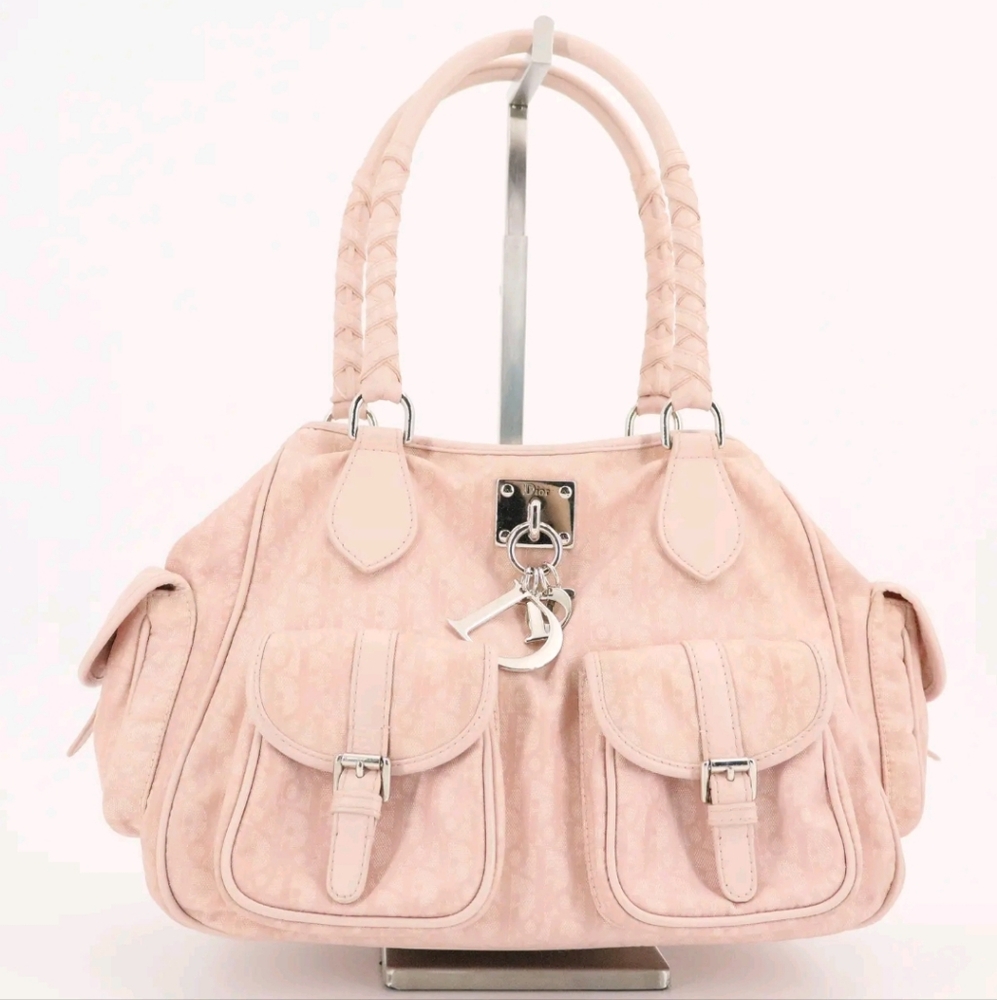 (RARE) CHRISTIAN DIOR PINK  LOVELY TROTTER BAG